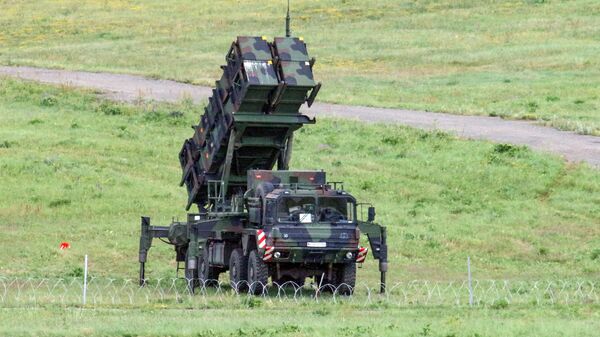 A Patriot long-range air defence system of the German Bundeswehr armed forces is deployed at Vilnius Airport. File photo. - Sputnik International