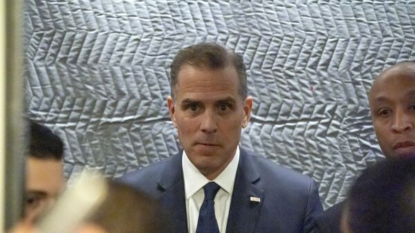 Hunter Biden departs after a closed door private deposition with House committees leading the President Biden impeachment inquiry, on Capitol Hill, Wednesday, Feb. 28, 2024, in Washington - Sputnik International
