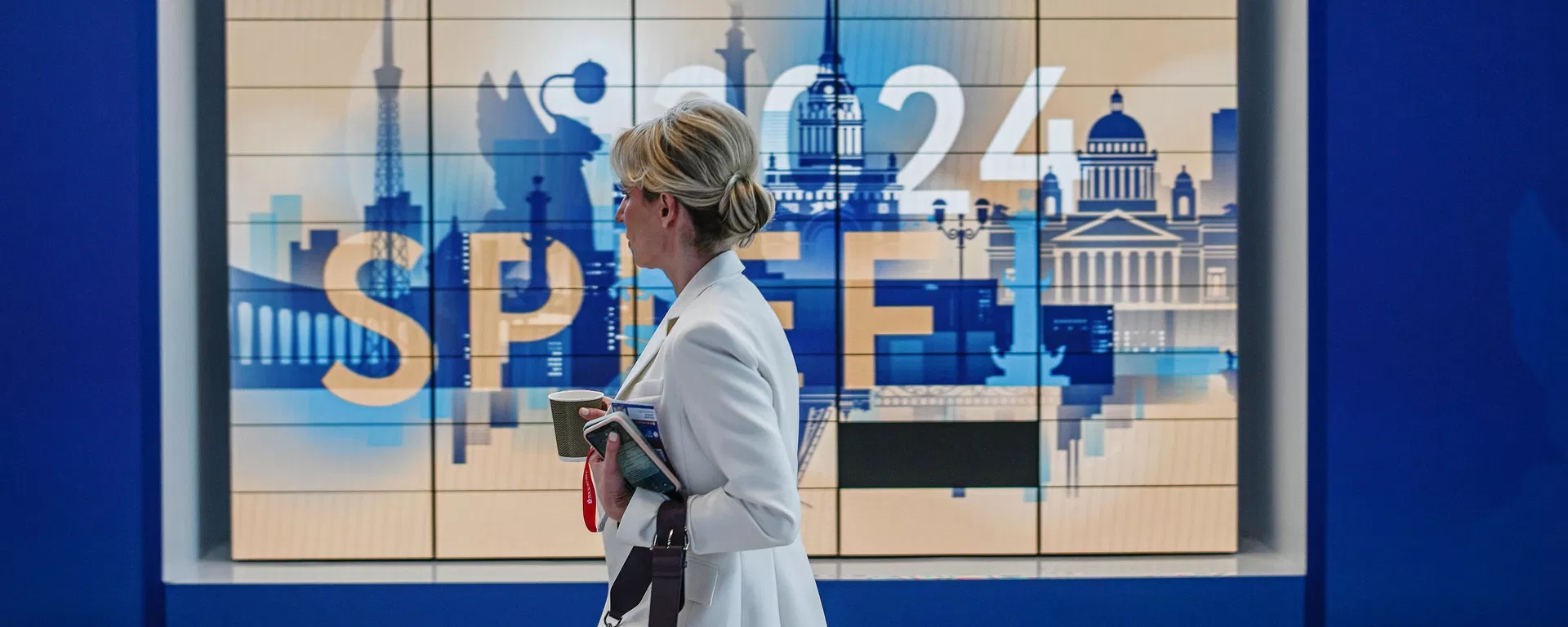A participant at the SPIEF 2024 - Sputnik International, 1920, 05.06.2024