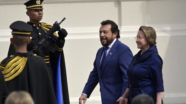 Salvadoran Vice President Felix Ulloa and his wife  - Sputnik International
