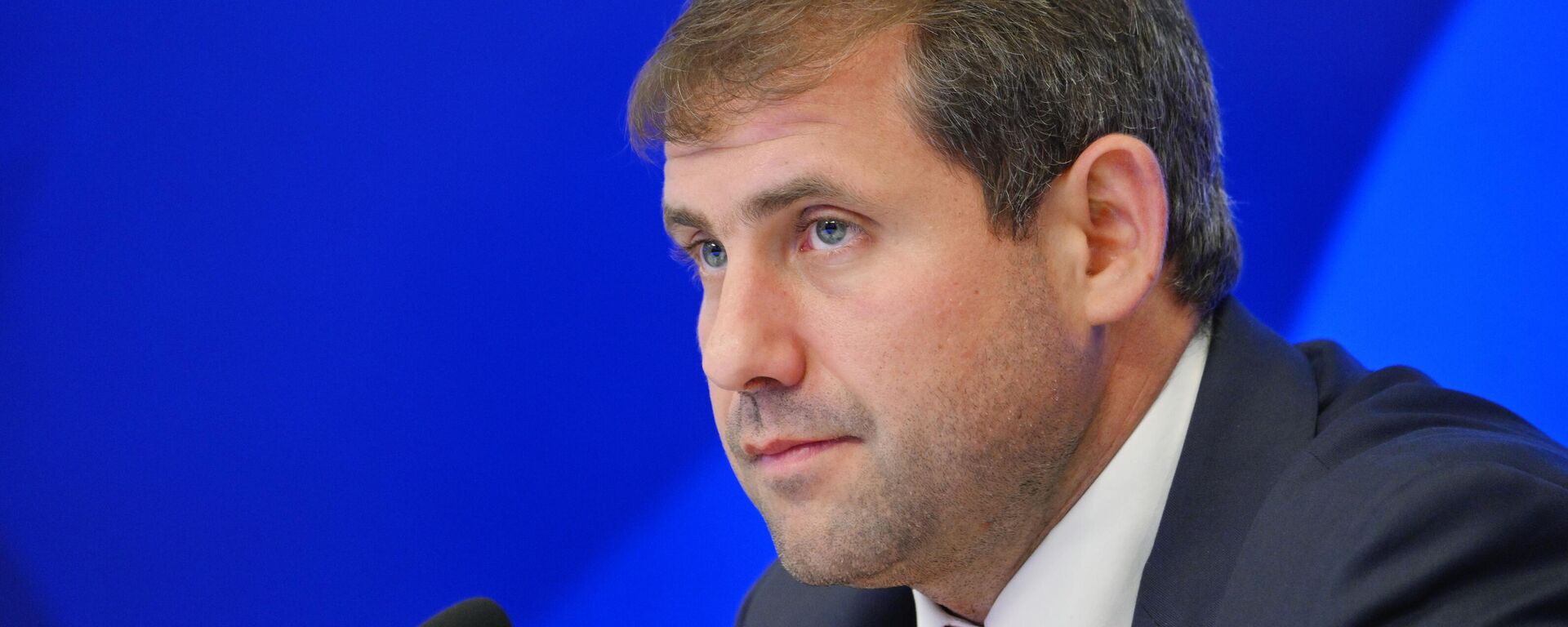 Moldova's opposition bloc Pobeda (Victory) and Sor party leader Ilan Shor attends a news conference announcing an opening of the Moldovan Trading House in Russia at the Rossiya Segodnya international multimedia press centre in Moscow, Russia - Sputnik International, 1920, 26.06.2025