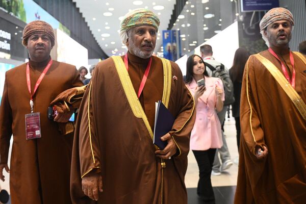 The Omani delegation. This year, Oman was named a SPIEF 2024 guest country. - Sputnik International