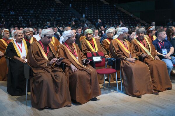 Delegation from Oman at the opening ceremony of SPIEF-2024.  - Sputnik International
