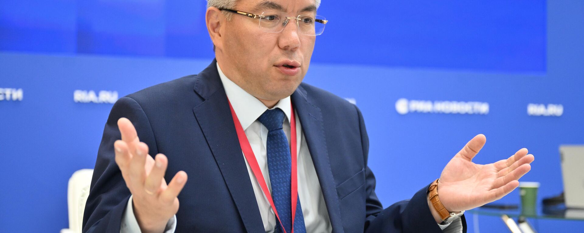 The head of Buryatia Alexey Tsydenov at SPIEF-2024. - Sputnik International, 1920, 08.06.2024