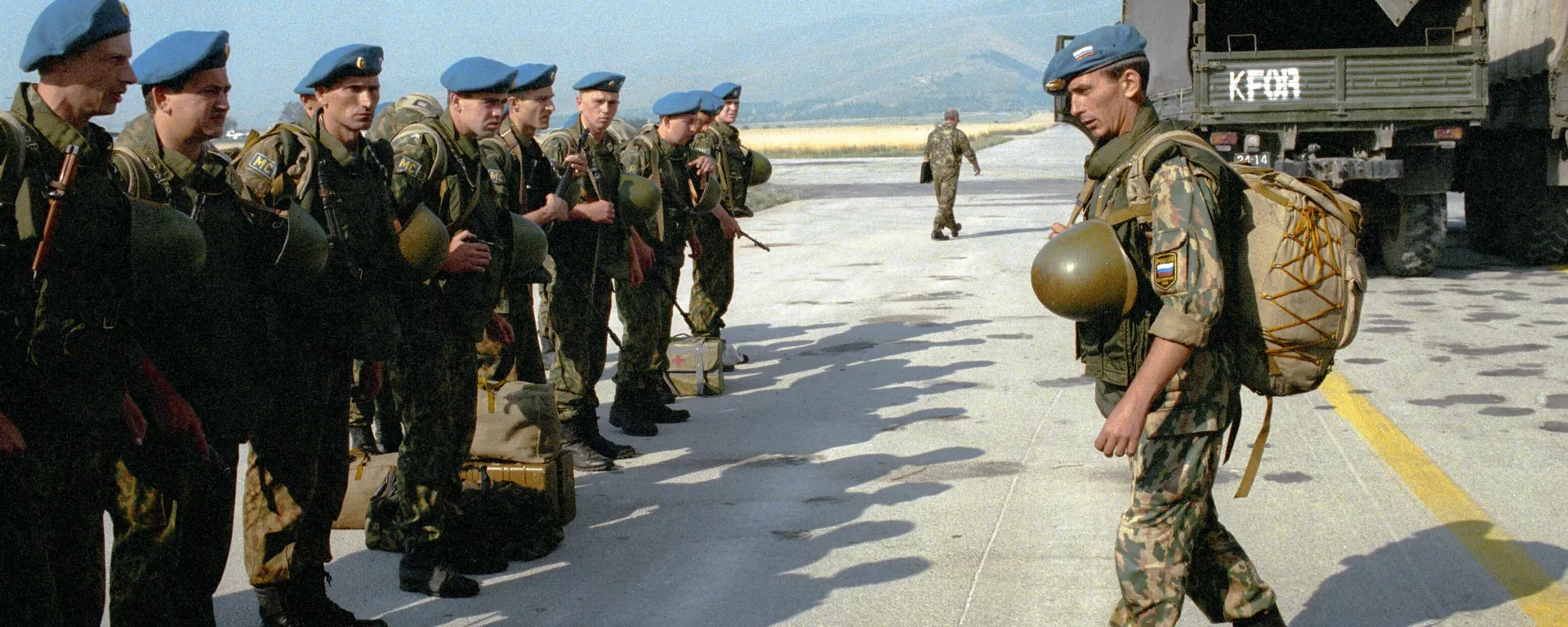 Russian peacekeeping forces in Kosovo. File photo - Sputnik International, 1920, 12.06.2024