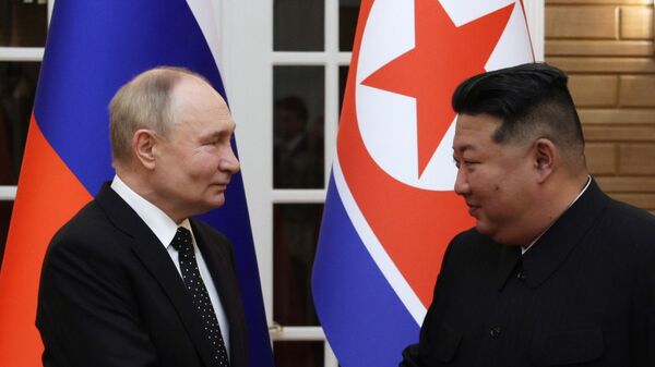 Russian President Vladimir Putin's visit to North Korea. June 19, 2024. - Sputnik International