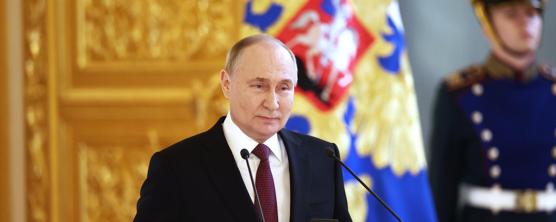 Russian President Vladimir Putin speaks at Grand Kremlin Palace - Sputnik International, 1920, 21.06.2024