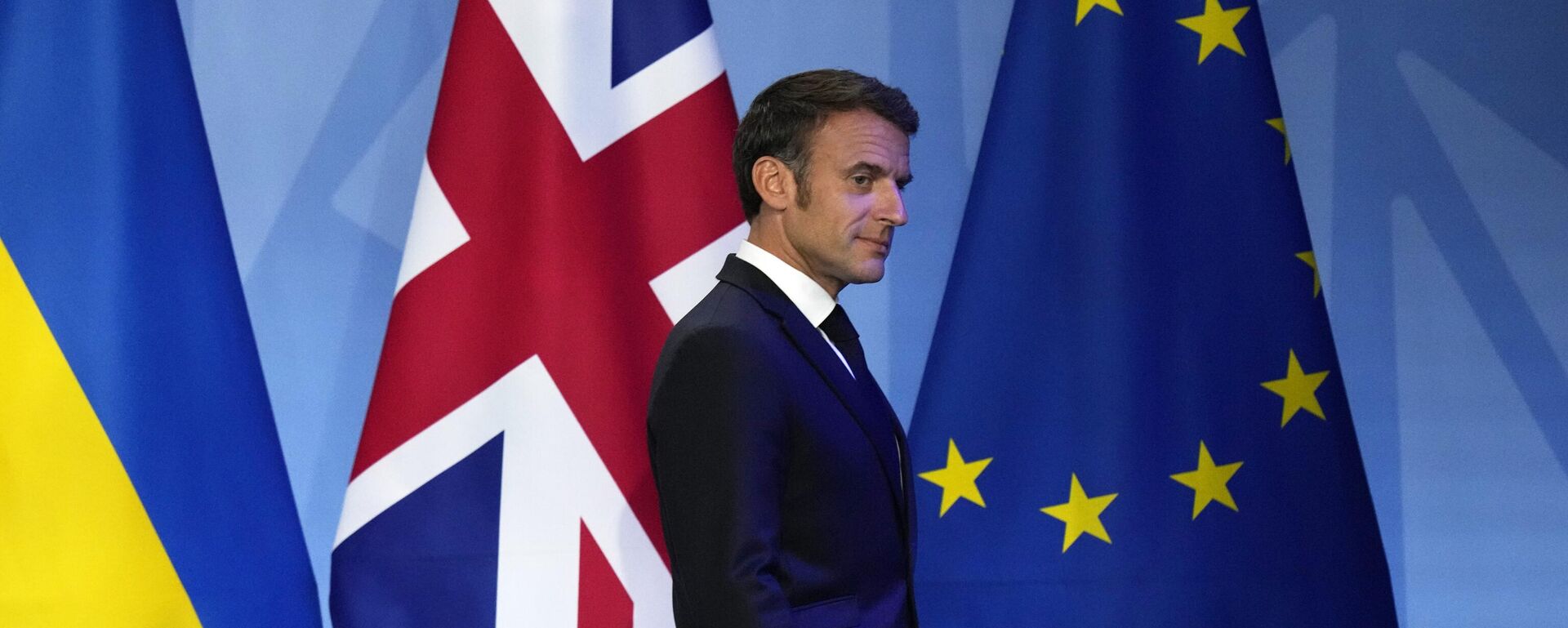 France's President Emmanuel Macron during a NATO summit in Vilnius, Lithuania, Wednesday, July 12, 2023.  - Sputnik International, 1920, 25.06.2024