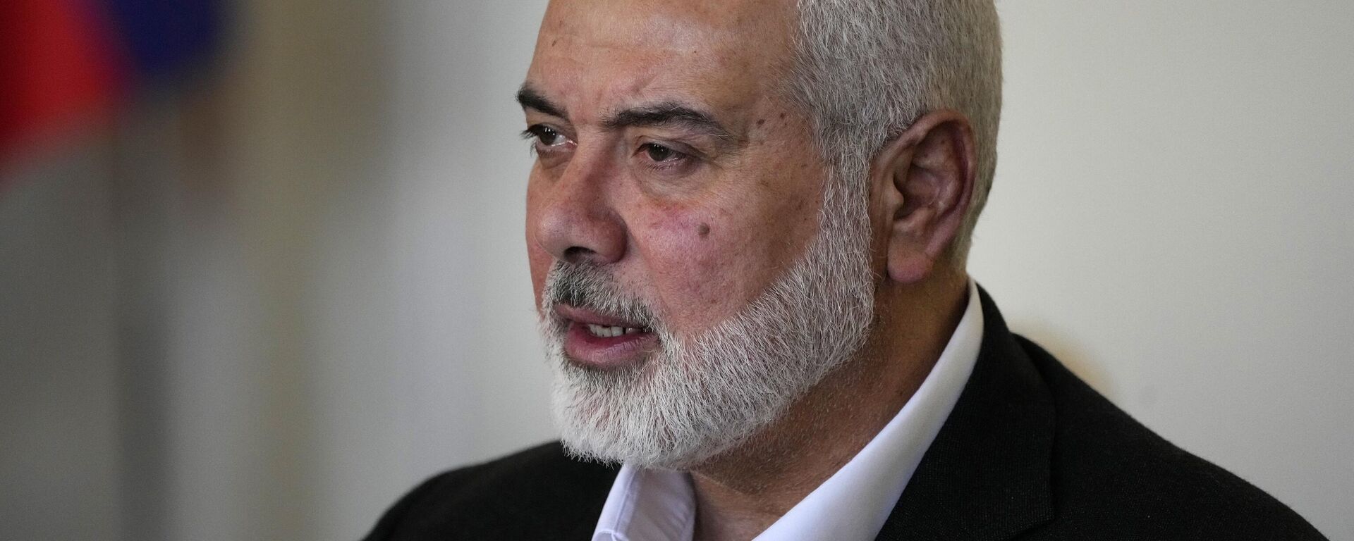 Hamas chief Ismail Haniyeh speaks during his meeting with Iranian Foreign Minister Hossein Amirabdollahian in Tehran, Iran, Tuesday, March 26, 2024. - Sputnik International, 1920, 26.06.2024