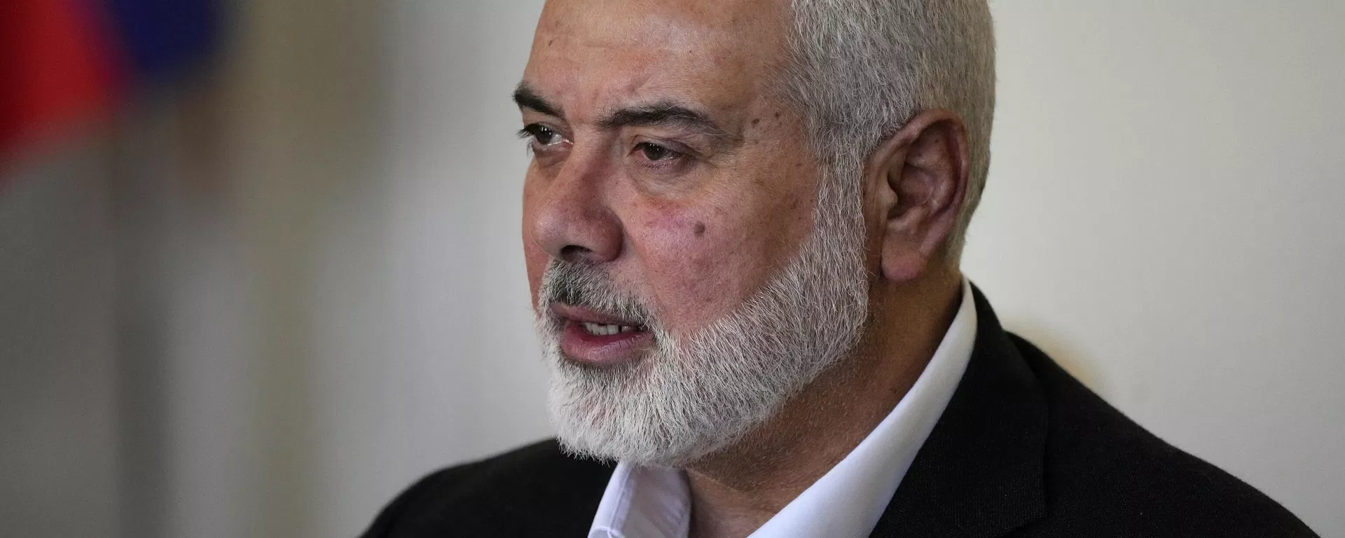 Hamas chief Ismail Haniyeh speaks during his meeting with Iranian Foreign Minister Hossein Amirabdollahian in Tehran, Iran, Tuesday, March 26, 2024. - Sputnik International, 1920, 31.07.2024