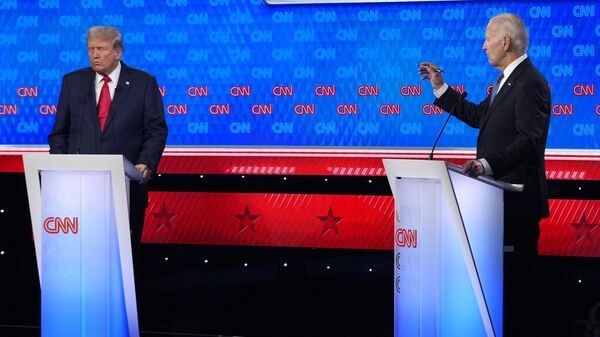 Дебаты между Дональдом Трампом и Джо Байденом в Атланте  - Sputnik International