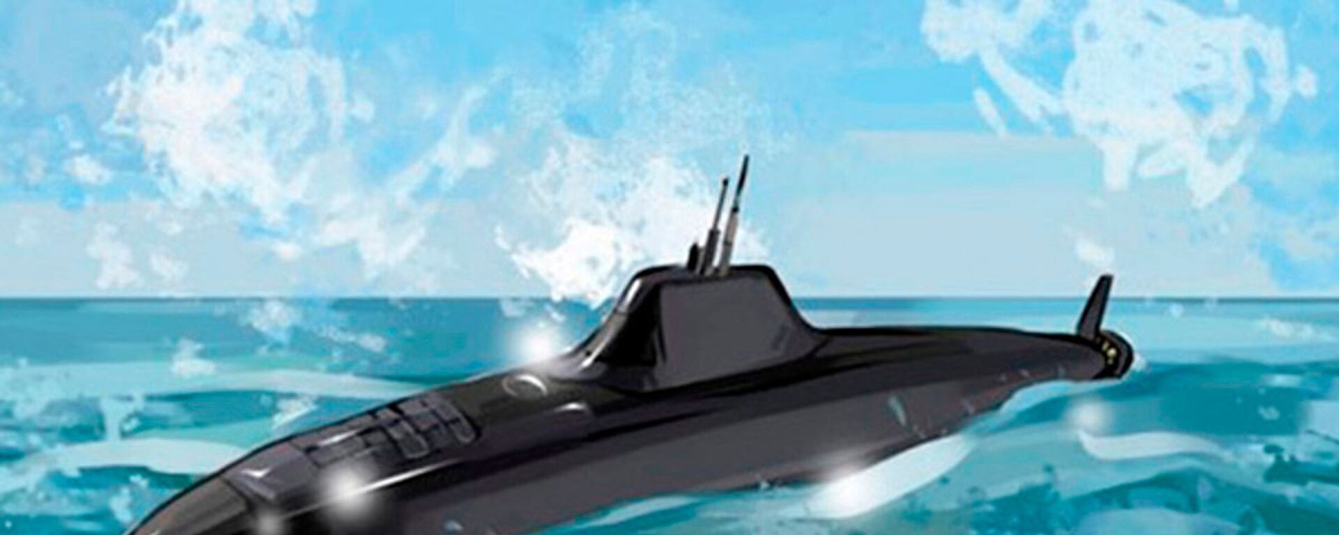 Conceptual image of the Husky nuclear submarine - Sputnik International, 1920, 08.07.2024