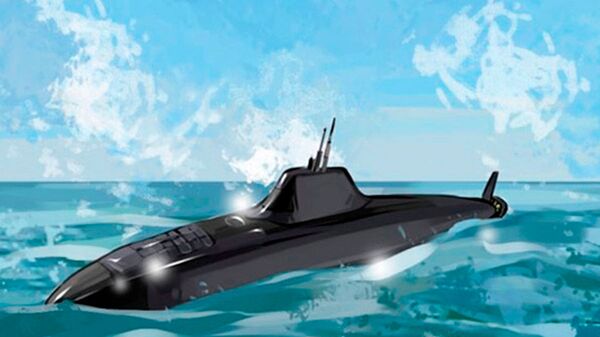 Conceptual image of the Husky nuclear submarine - Sputnik International