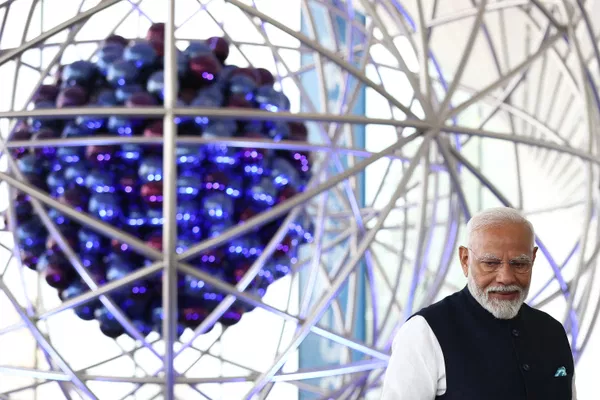 Indian Prime Minister Narendra Modi visits the Atom pavilion dedicated to the history and latest achievements in the nuclear industry, at the Exhibition of Achievements of National Economy (VDNKh) in Moscow, Russia. Indian Prime Minister Narendra Modi visits the Atom pavilion dedicated to the history and latest achievements in the nuclear industry, at the Exhibition of Achievements of National Economy (VDNKh) in Moscow, Russia. - Sputnik International