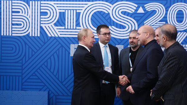 President Vladimir Putin participates in the X BRICS Parliamentary Forum - Sputnik International
