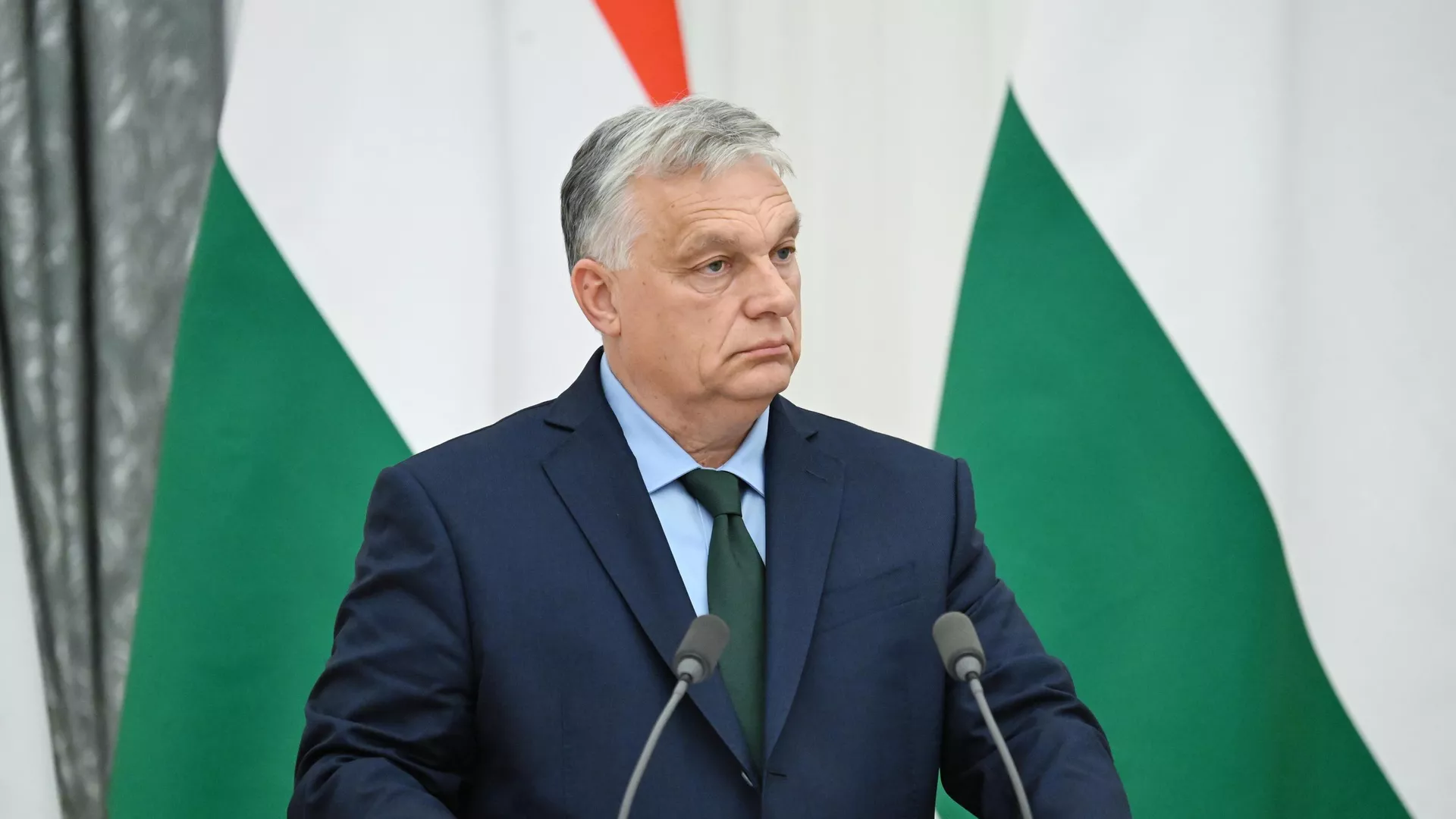 Hungarian Prime Minister Viktor Orban attends a joint conference with Russian President Vladimir Putin - Sputnik International, 1920, 03.11.2024