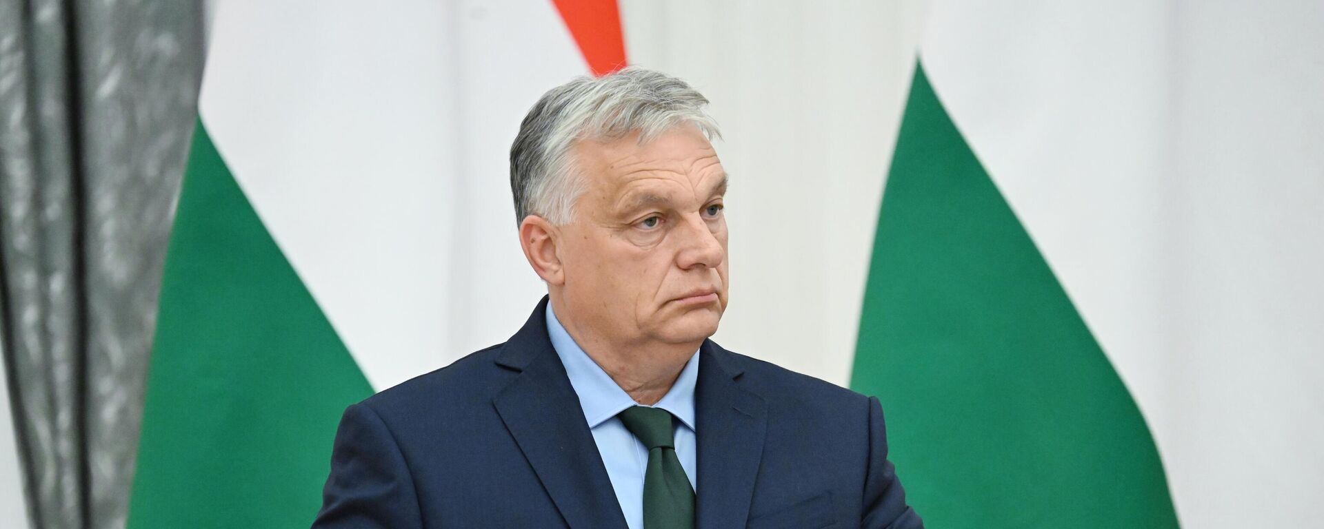 Hungarian Prime Minister Viktor Orban attends a joint conference with Russian President Vladimir Putin - Sputnik International, 1920, 27.07.2024