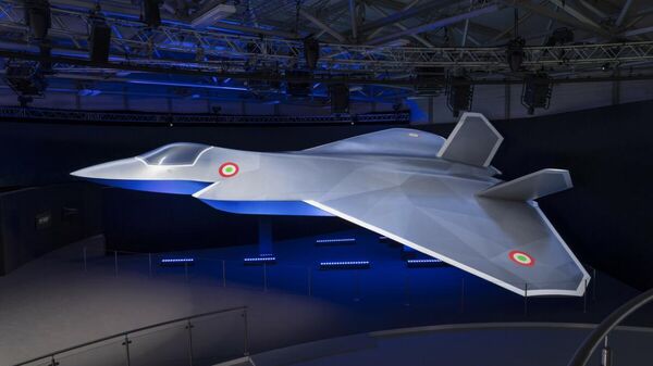A concept  next generation fighter jet created by Global Combat Air Programme (GCAP). - Sputnik International