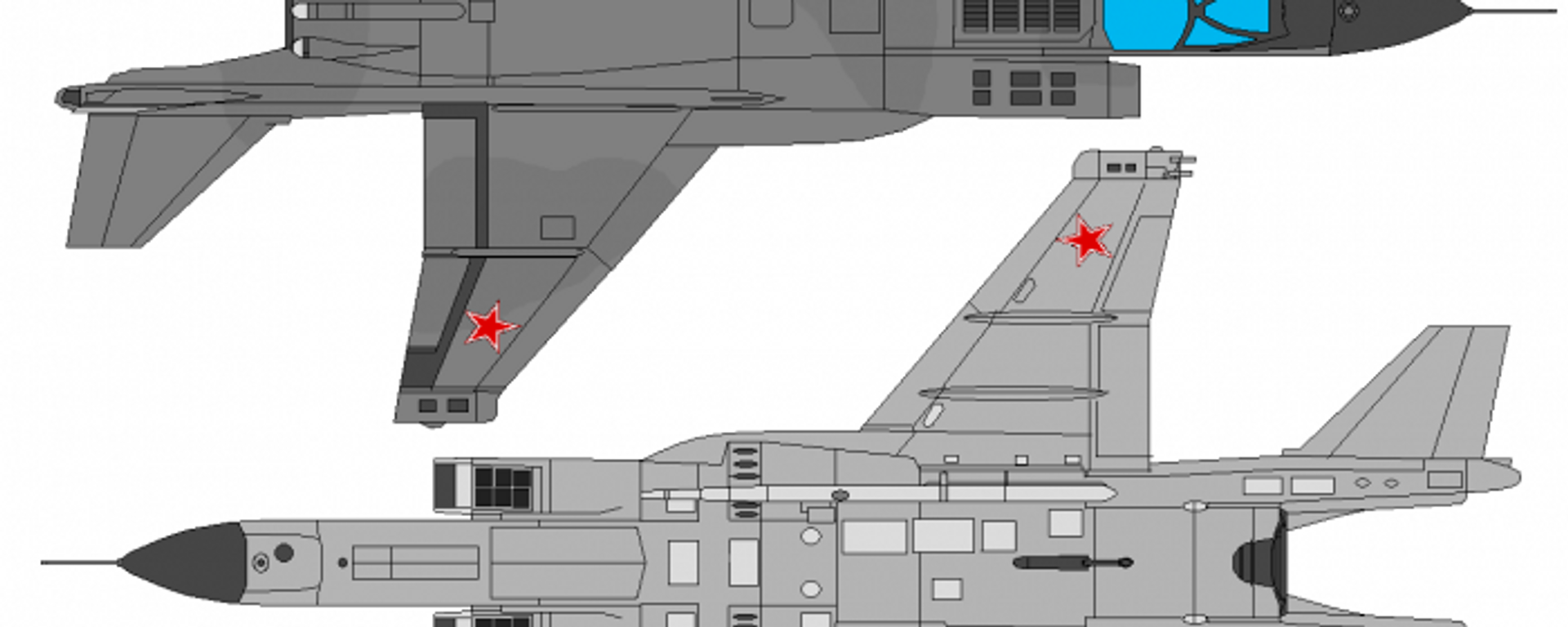 Artist's illustration of characteristics of the Yakovlev Yak-141M VTOL-capable fighter jet. - Sputnik International, 1920, 27.07.2024