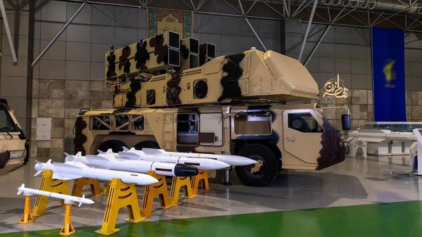 Dey-9 mobile air and missile defense system on display. - Sputnik International