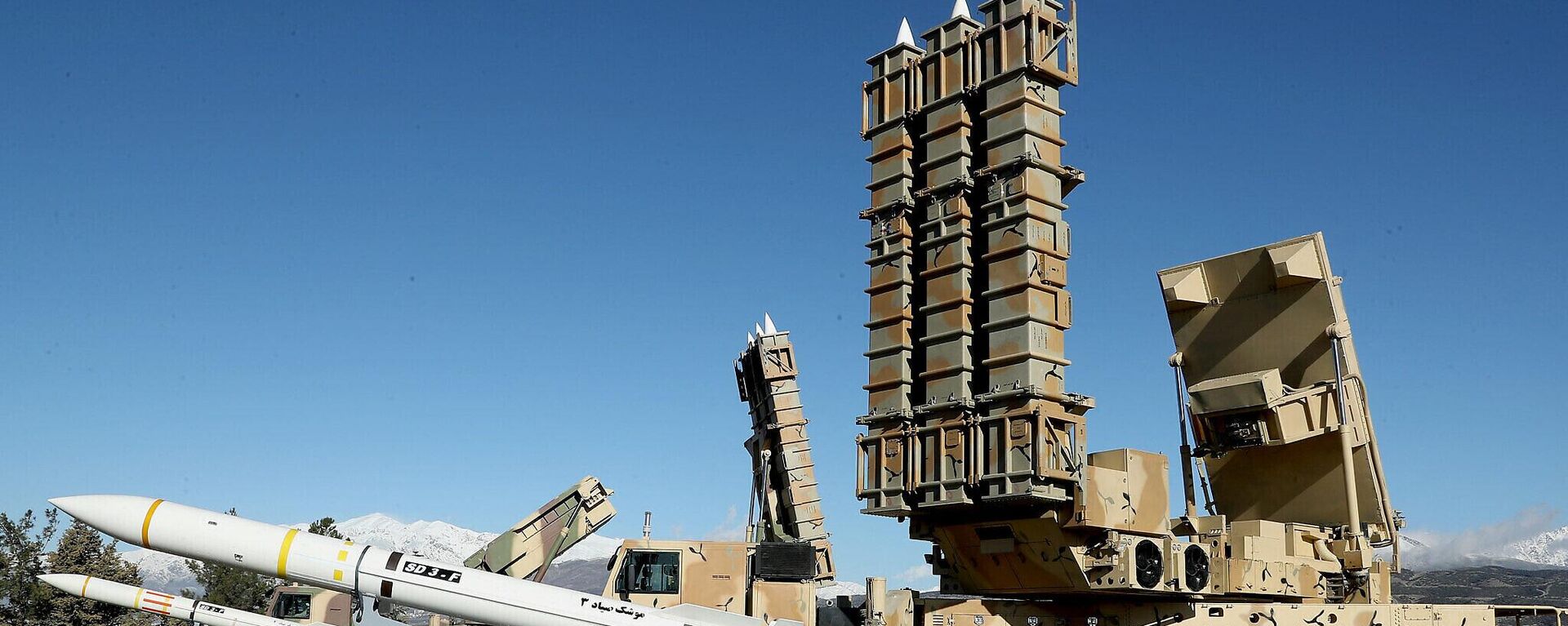 Arman missile system with Sayyad-3 missiles in an Iranian Defense Ministry handout photo during an unveiling ceremony somewhere in Iran on February 17, 2024. - Sputnik International, 1920, 12.08.2024