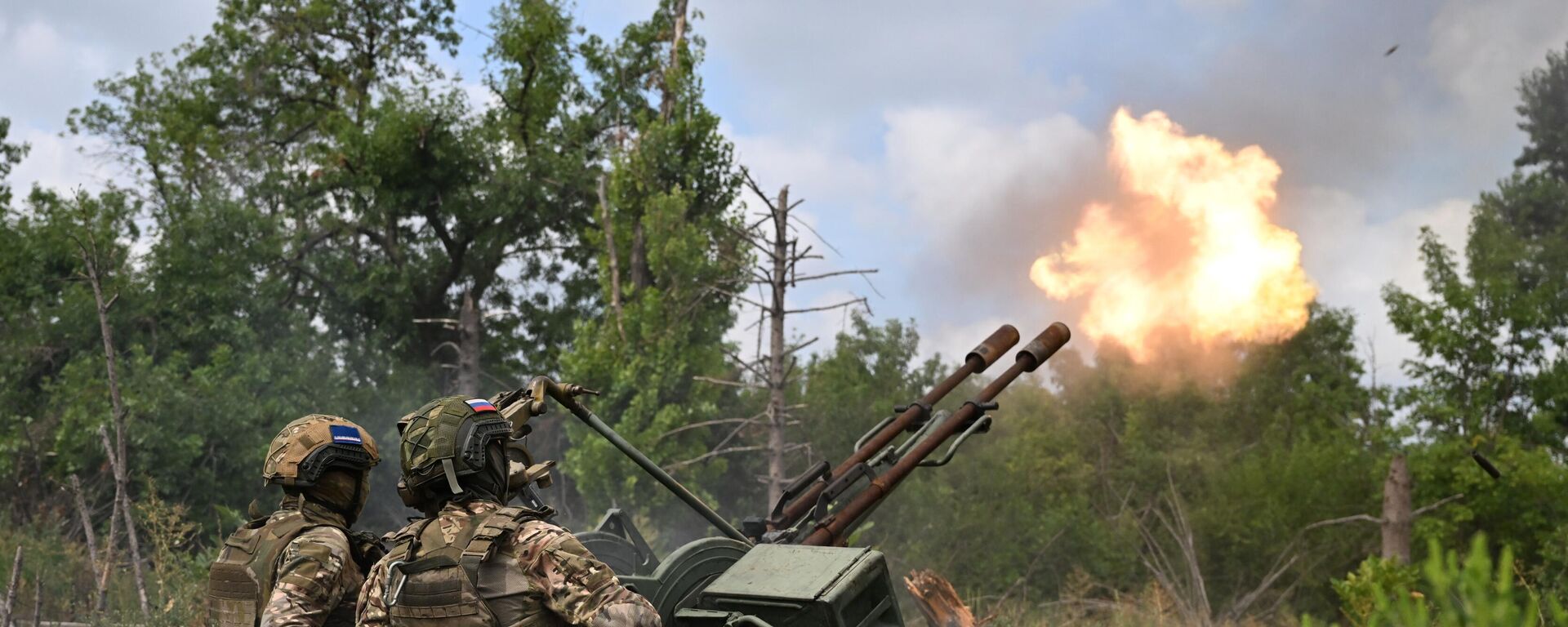 A Russian air defense fire unit in the special military operation zone. File photo - Sputnik International, 1920, 06.08.2024