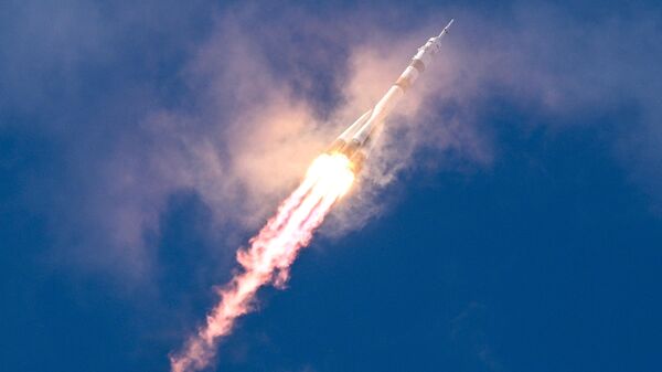 The Soyuz-2.1a launch vehicle carrying the Soyuz MS-25 spacecraft for the new International Space Station (ISS) crew - Sputnik International