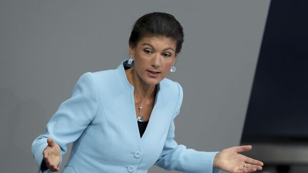 German politician Sahra Wagenknecht. - Sputnik International