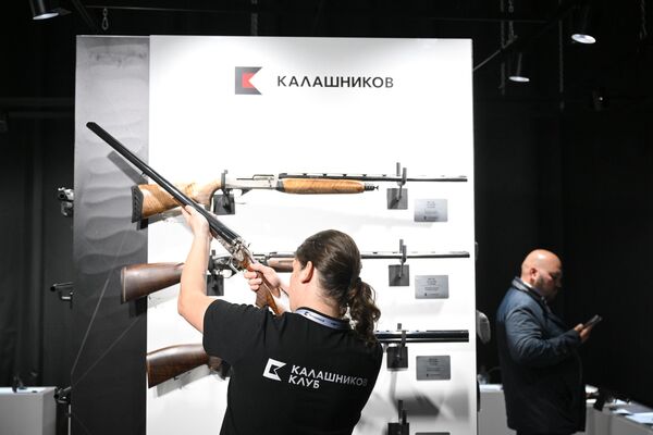 The Kalashnikov Concern&#x27;s stand at the Army 2024 International Military-Technical Forum. - Sputnik International