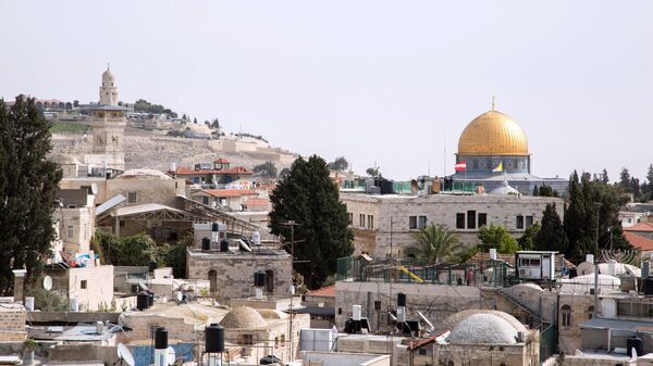 Temple Mount and the Qubbat al-Sakhrah (Dome of the Rock) mosque in Jerusalem - Sputnik International