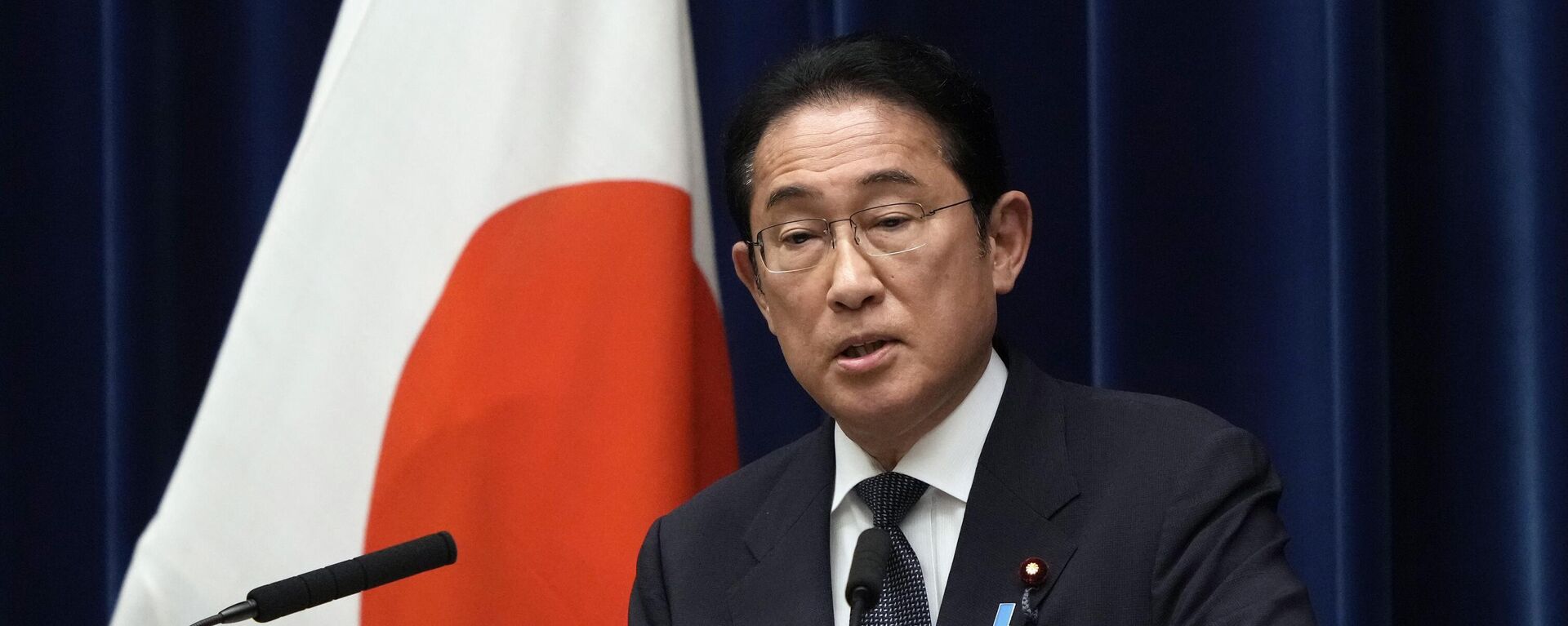 Japan's Prime Minister Fumio Kishida speaks during a news conference at the prime minister's office in Tokyo, Friday, June 21, 2024. - Sputnik International, 1920, 14.08.2024