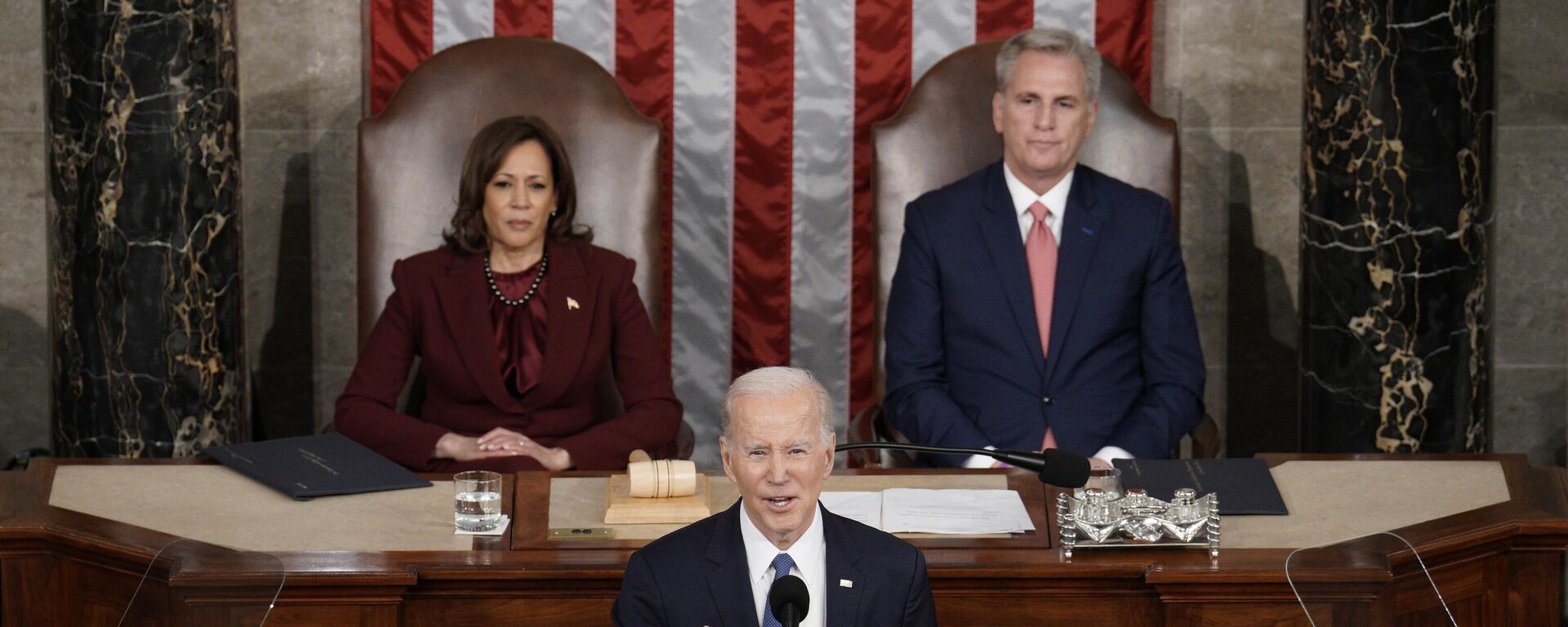 US President Joe Biden delivers the State of the Union address to a joint session of Congress - Sputnik International, 1920, 14.08.2024