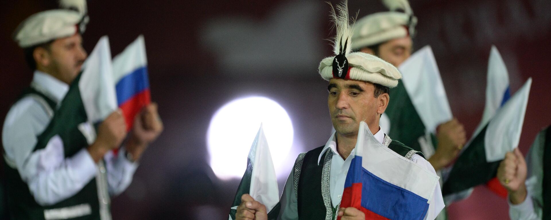 The Armed Forces band of Pakistan at the opening ceremony of Spasskaya Tower International Military Music Festival on Red Square. - Sputnik International, 1920, 14.08.2024