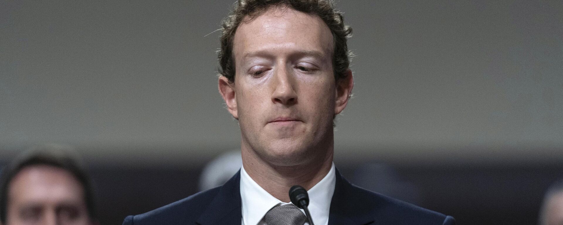 Meta CEO Mark Zuckerberg appears before the Senate Judiciary Committee's hearing on online child safety on Capitol Hill, Wednesday, Jan. 31, 2024 in Washington - Sputnik International, 1920, 27.08.2024