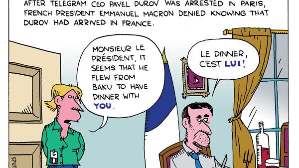 Macron's Dinner Plans - Sputnik International