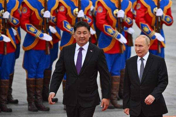 Russian and Mongolian presidents. - Sputnik International