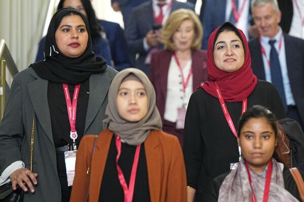 International guests gather before the start of today&#x27;s session. - Sputnik International