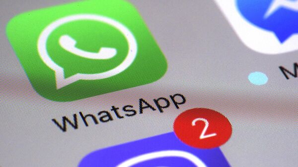 FILE - This Friday, March 10, 2017, file photo shows the WhatsApp communications app on a smartphone, in New York. - Sputnik International