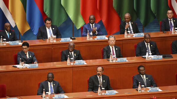 African leaders attend the opening ceremony of the Forum on China-Africa Cooperation (FOCAC) at the Great Hall of the People in Beijing, Thursday, Sept. 5, 2024. - Sputnik International