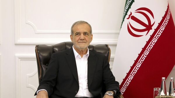 Iranian President Masoud Pezeshkian - Sputnik International