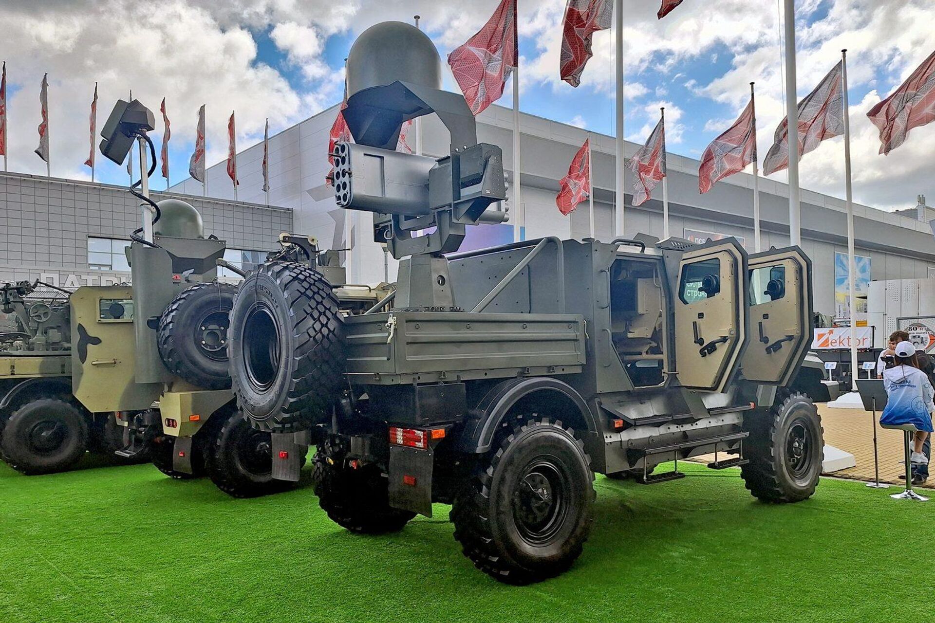 Rapira-3 anti-drone defense system at the ARMY-2024 expo outside Moscow. August 2024. - Sputnik International, 1920, 20.09.2024