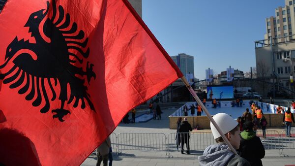 Albanian flag - Sputnik International