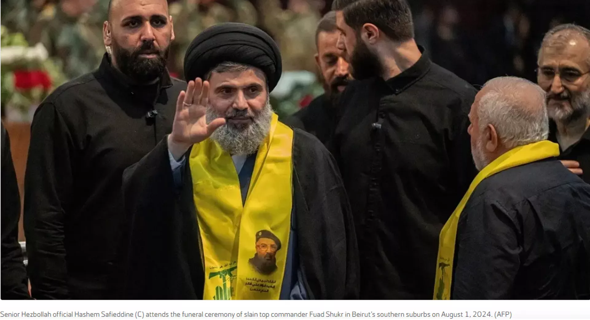 Capture d'écran montrant Hashem Safieddine, le chef du conseil exécutif du Hezbollah. Capture d'écran montrant Hashem Safieddine, le chef du conseil exécutif du Hezbollah. - Sputnik International, 1920, 29.09.2024