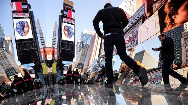 Times Square in New York City. - Sputnik International