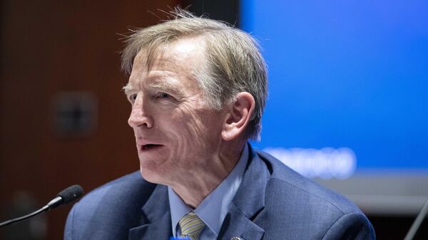 Rep. Paul Gosar, R-Ariz., speaks during an event hosted by Rep. Matt Gaetz, R-Fla., at the Capitol in Washington, Tuesday, June 13, 2023 - Sputnik International