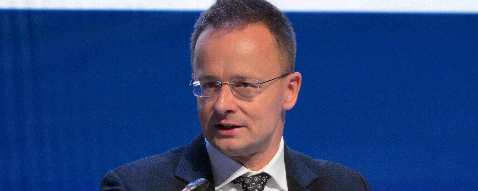 Hungarian Minister of Foreign Affairs and Trade Peter Szijjarto attends the Gas market 2024: the new world order outlines plenary session of the 2024 St. Petersburg International Gas Forum in St. Petersburg, Russia - Sputnik International, 1920, 21.12.2024