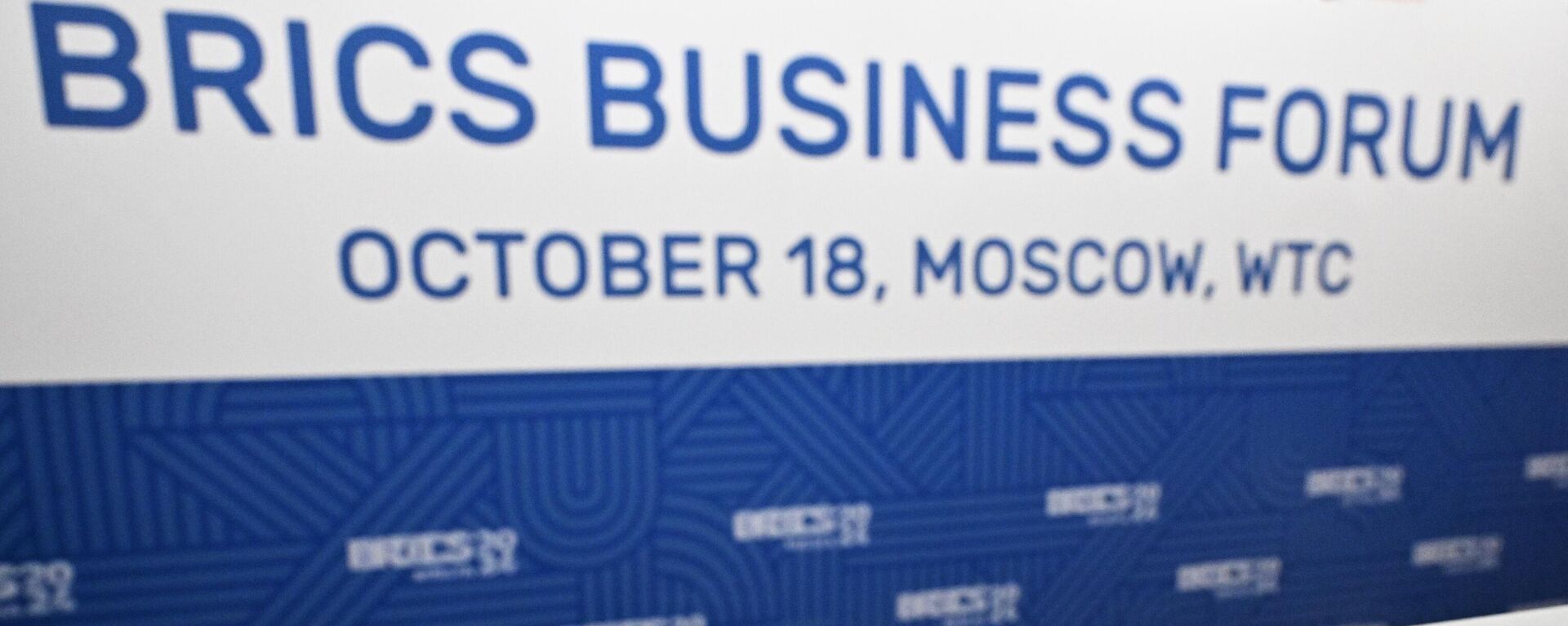 BRICS Pay promo card on display at the BRICS Business Forum in Moscow. October 18, 2024 - Sputnik International, 1920, 18.10.2024