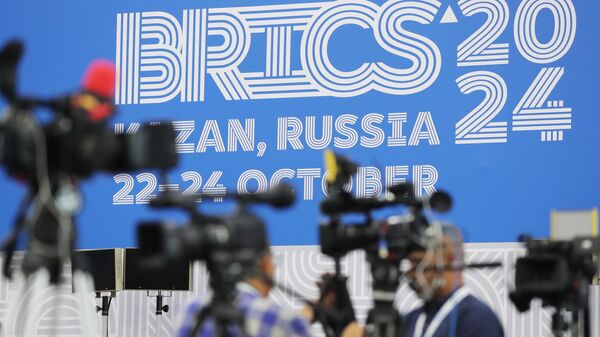 The 16th BRICS Summit. Work of the BRICS International Press Center. - Sputnik International