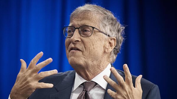 Former CEO of Microsoft Bill Gates, speaks during the Clinton Global Initiative, on Tuesday, Sept. 24, 2024, in New York - Sputnik International