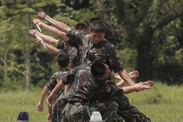 On June 30, 2018, Chinese soldiers stationed in Hong Kong showcased their skills at the Shek Kong barracks of the People&#x27;s Liberation Army (PLA) Garrison during an open day event. This celebration marked the upcoming 21st anniversary of the city&#x27;s return to Chinese sovereignty from British rule. - Sputnik International